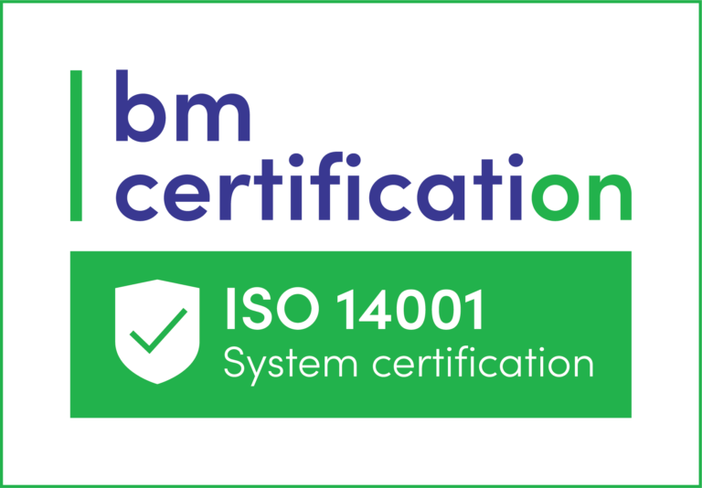 ISO 14001 system certification by BM Certification