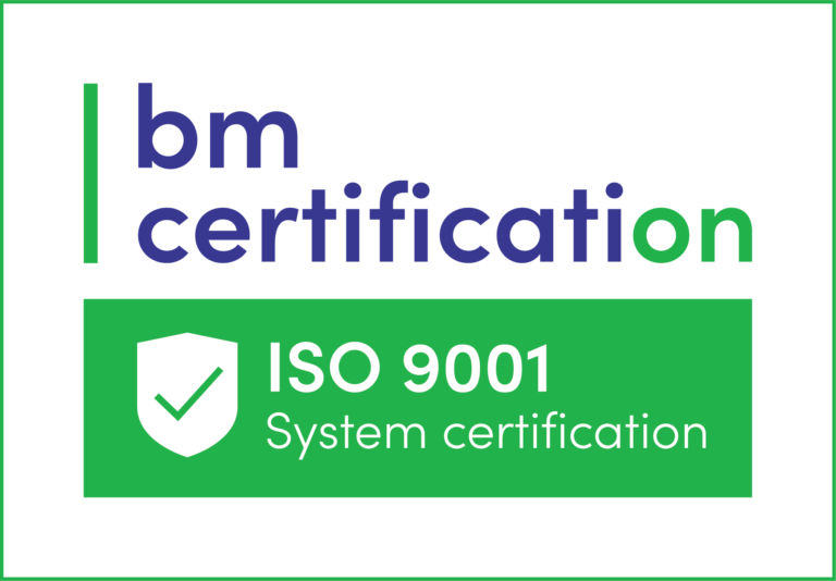 ISO 9001 system certification by BM Certification